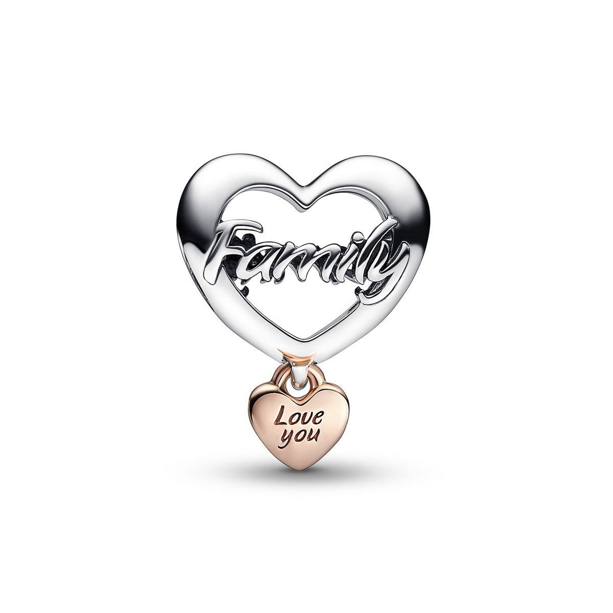 Pandora Love You Family Heart Bedel 782326C00, exclusief en kwalitatief hoogwaardig. Ontdek nu!
