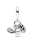 Pandora Camera, Hart & Kompas Triple Dangle Charm 792703C01, exclusief en kwalitatief hoogwaardig. Ontdek nu!