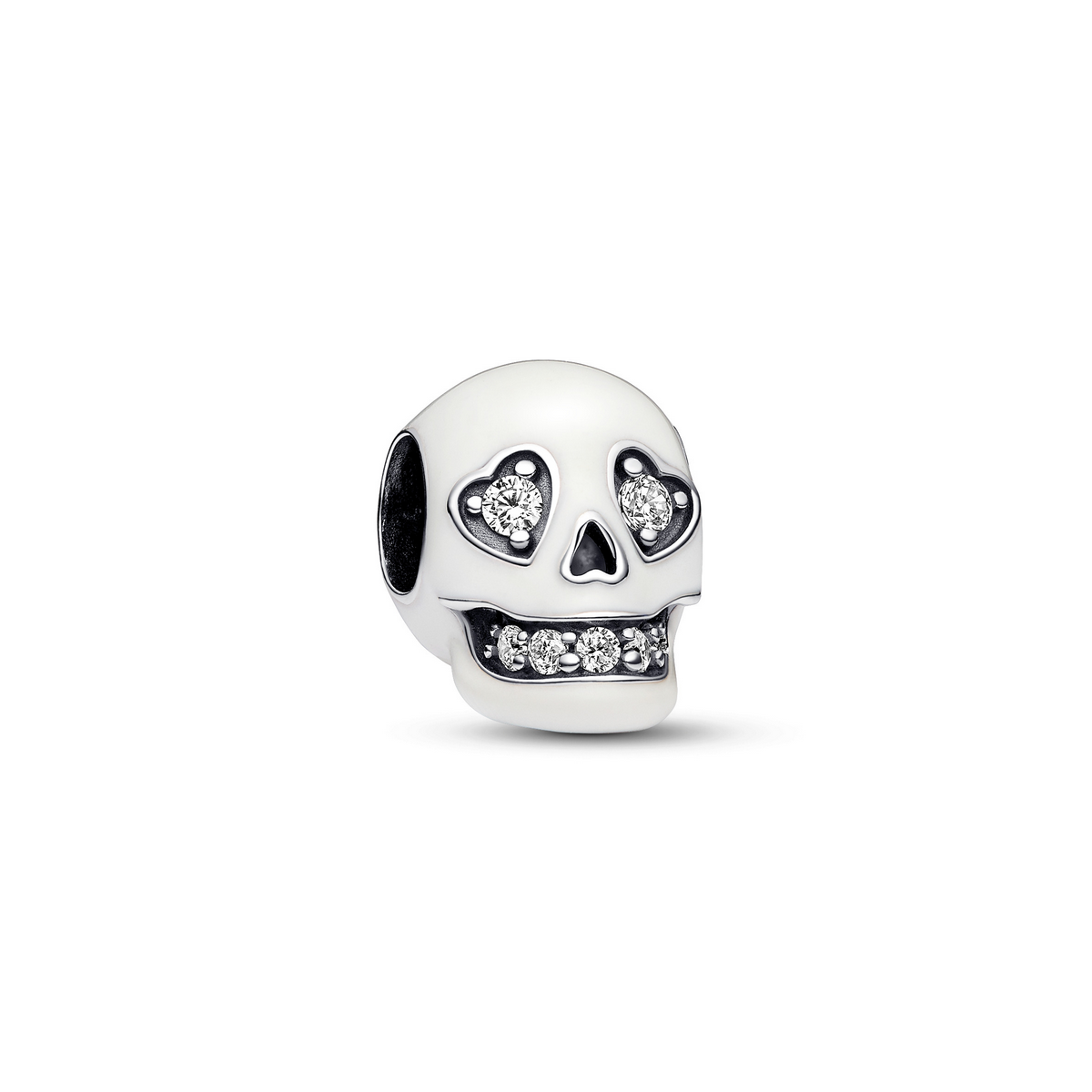 Pandora bedel Glow-in-the-dark Sparkling Skull 792811C01, exclusief en kwalitatief hoogwaardig. Ontdek nu!