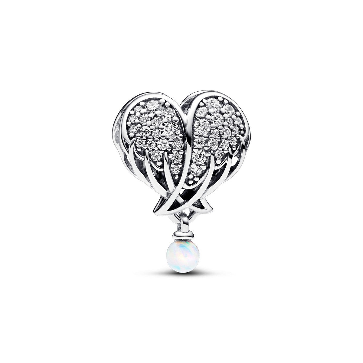 Pandora Angel Wing Heart bedel 792980C01, exclusief en kwalitatief hoogwaardig. Ontdek nu!