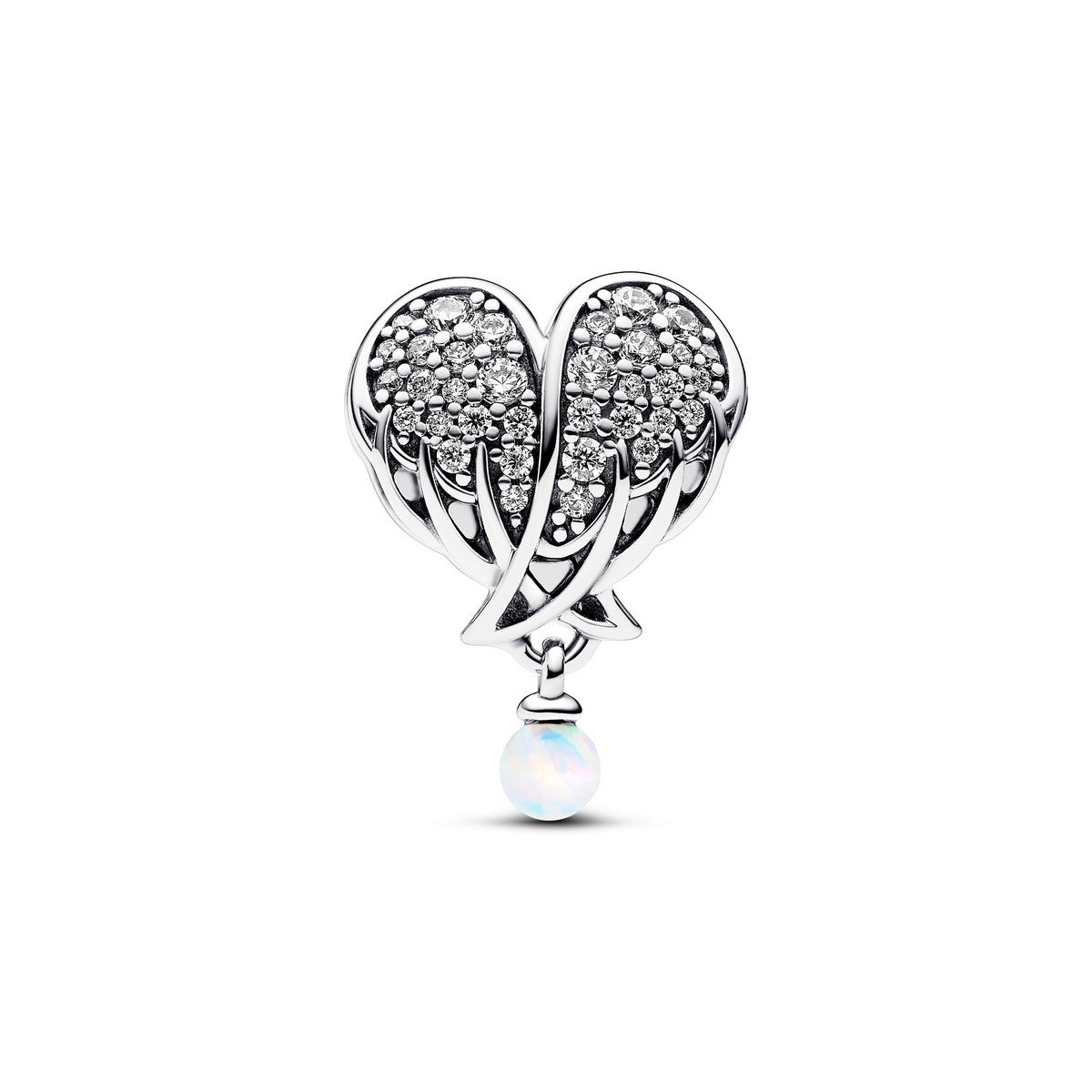 Pandora Angel Wing Heart bedel 792980C01, exclusief en kwalitatief hoogwaardig. Ontdek nu!