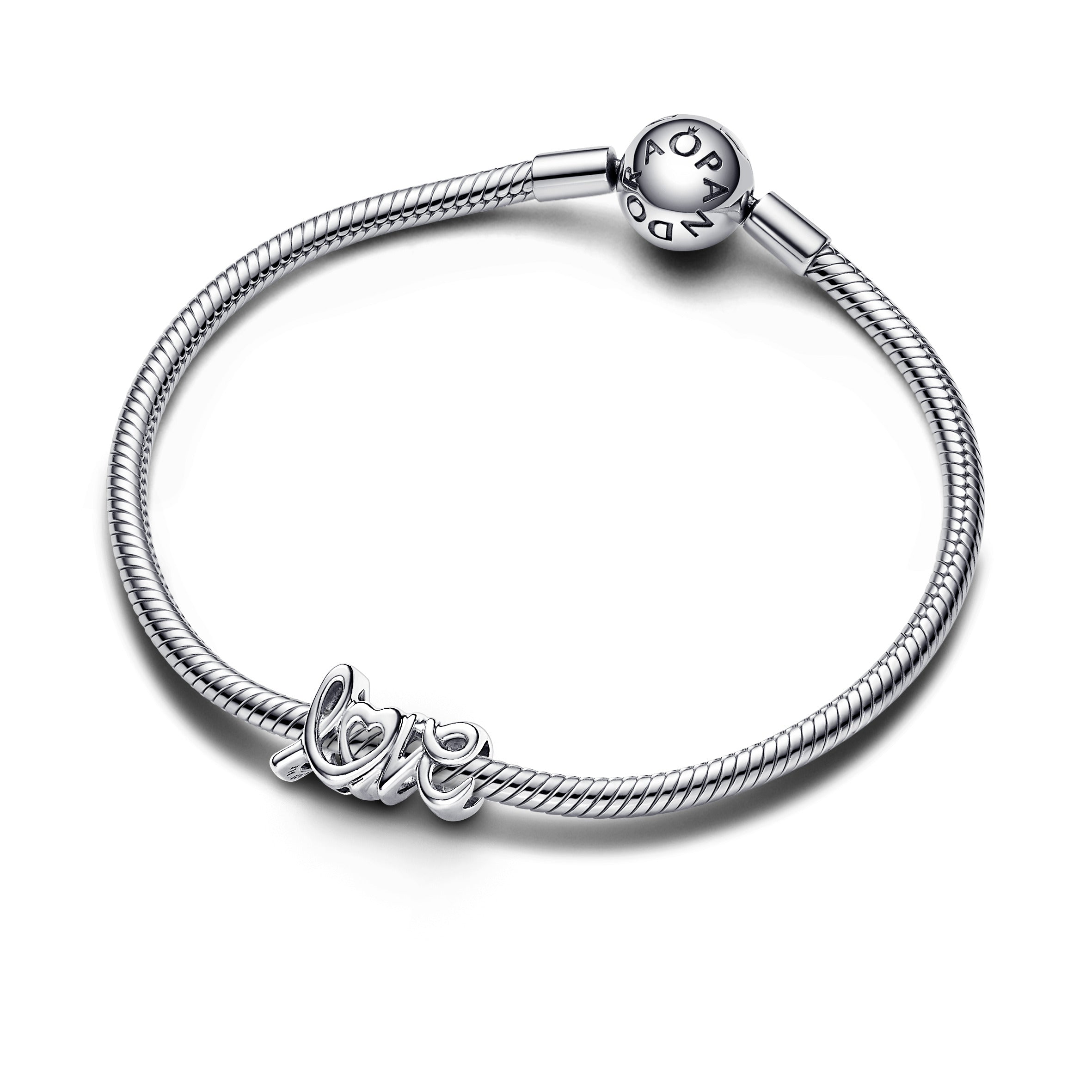 Pandora Bedel love handgeschreven zilver - 793055C00