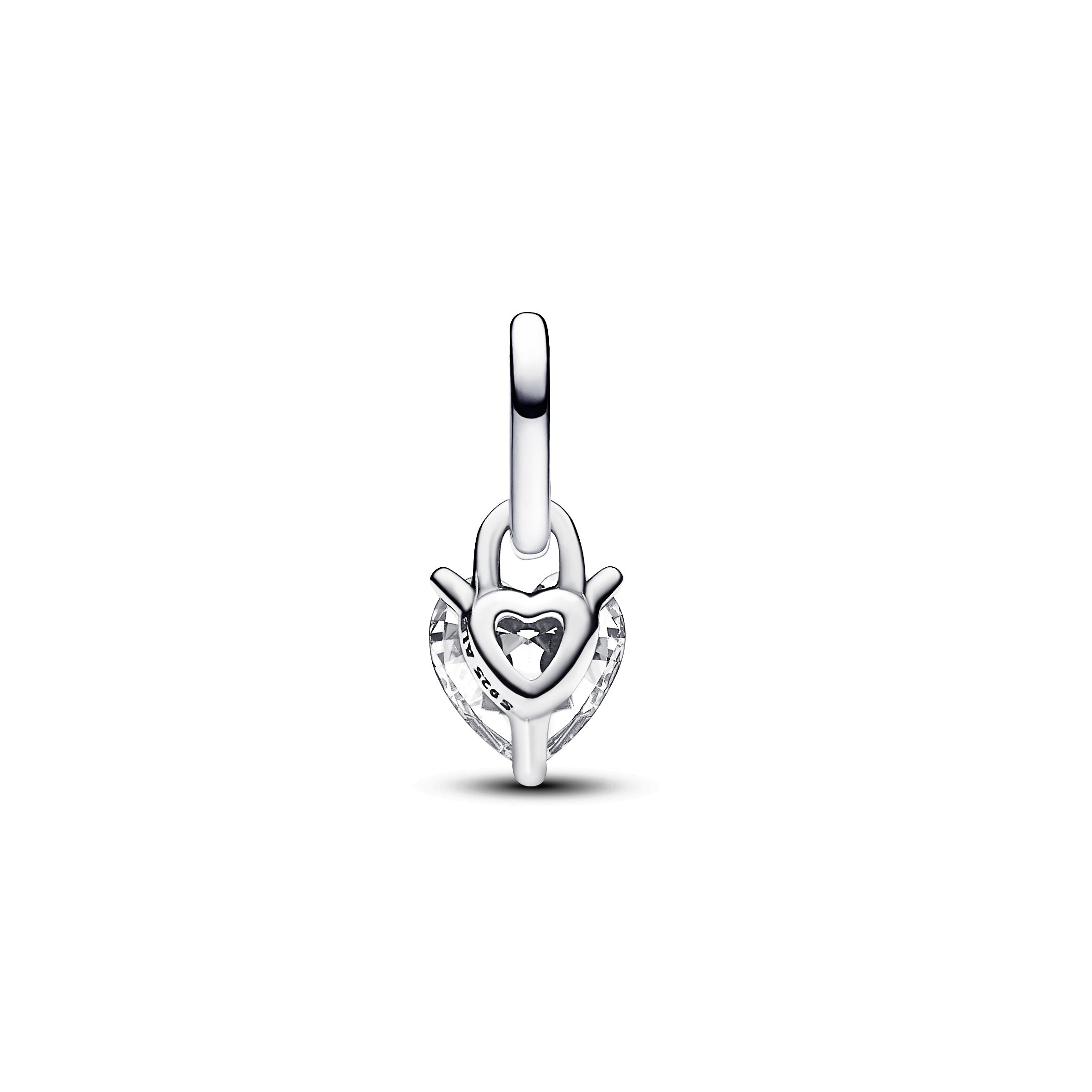 Pandora ME sleutelgat hart hangende minibedel zilver - 793086C01