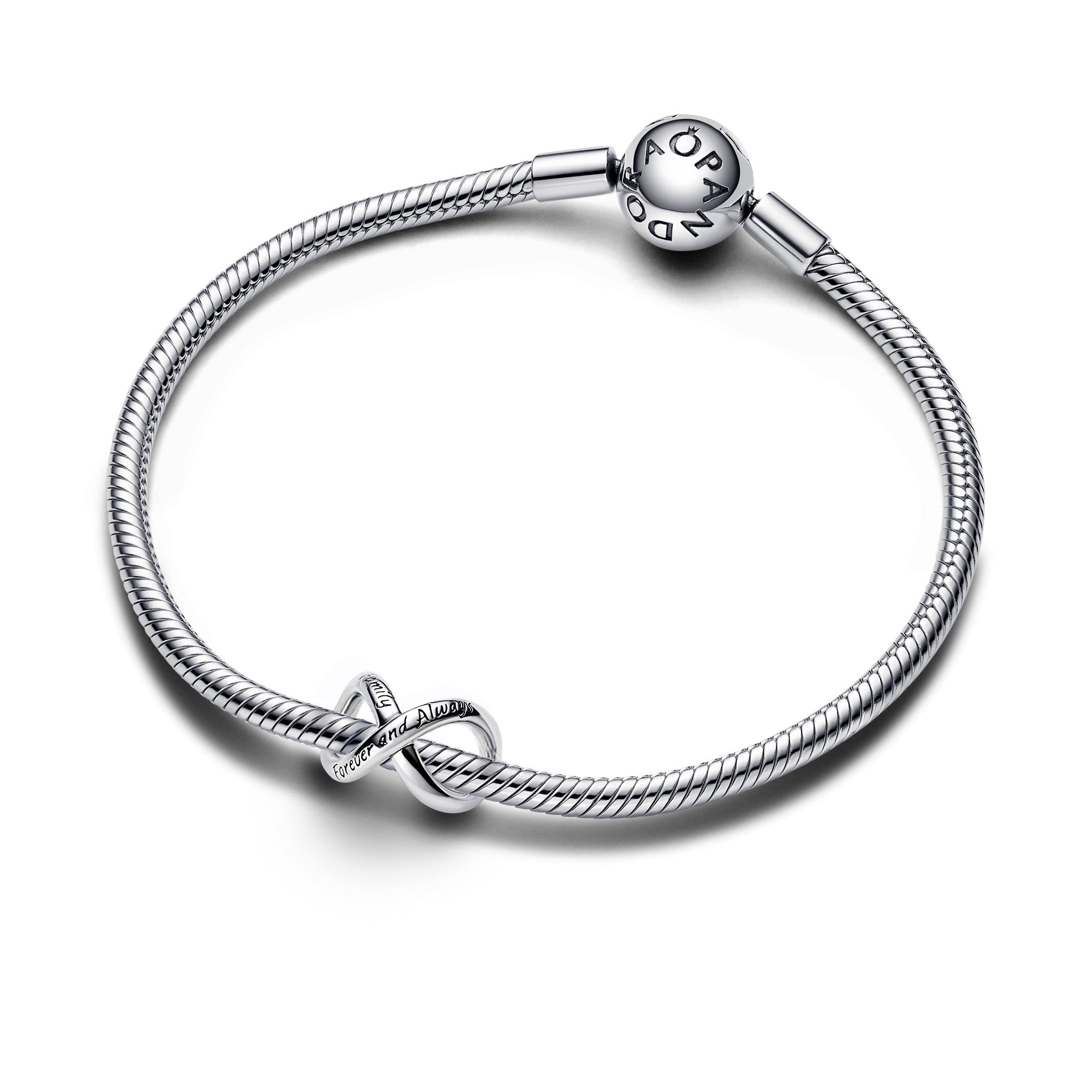Pandora Forever & Always oneindigheidsbedel zilver - 793243C00