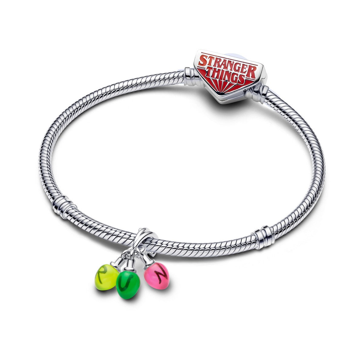 Pandora Glow-in-the-dark hangende bedel &#39;Run&#39; van Stranger Things - 793568C01