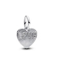 Pandora Hangende bedel met graveerbaar love-hart - 793604C01 - PansiteNederland.nl
