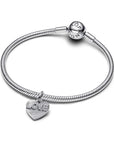 Pandora Hangende bedel met graveerbaar love-hart - 793604C01 - PansiteNederland.nl