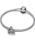 Pandora Pavé Oneindige Knoop Hart Bedel met Zirkonia - 793771C01 - PansiteNederland.nl