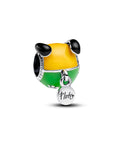 Pandora Disney Pluto Bedel Zilver met Zwart Oranje en Groen Emaille 793982C01