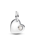 Pandora Graveerbare Hart Hangende Bedel 794295C06 – Witte Steen