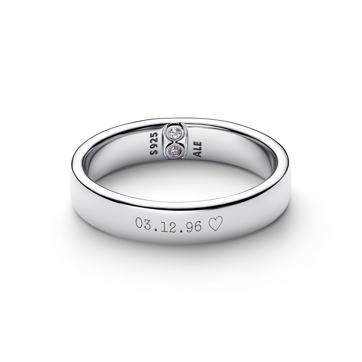 Pandora Graveerbare Klassieke Bandring zilver 194776C01