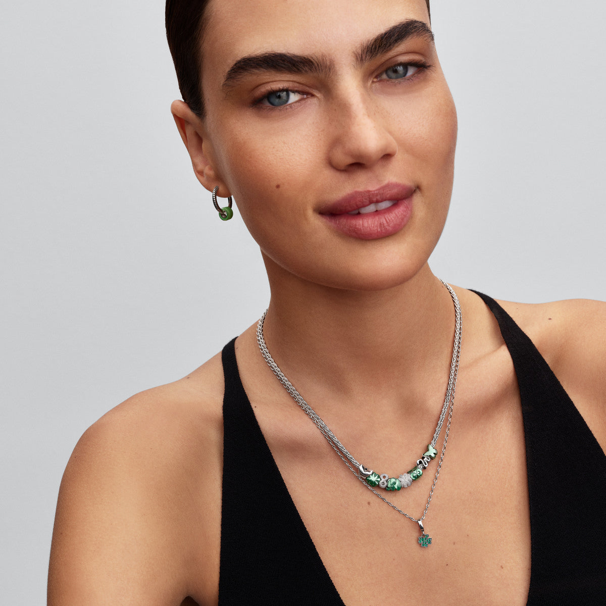 Pandora Groene Vlinder Minibedel zilver 794783C01