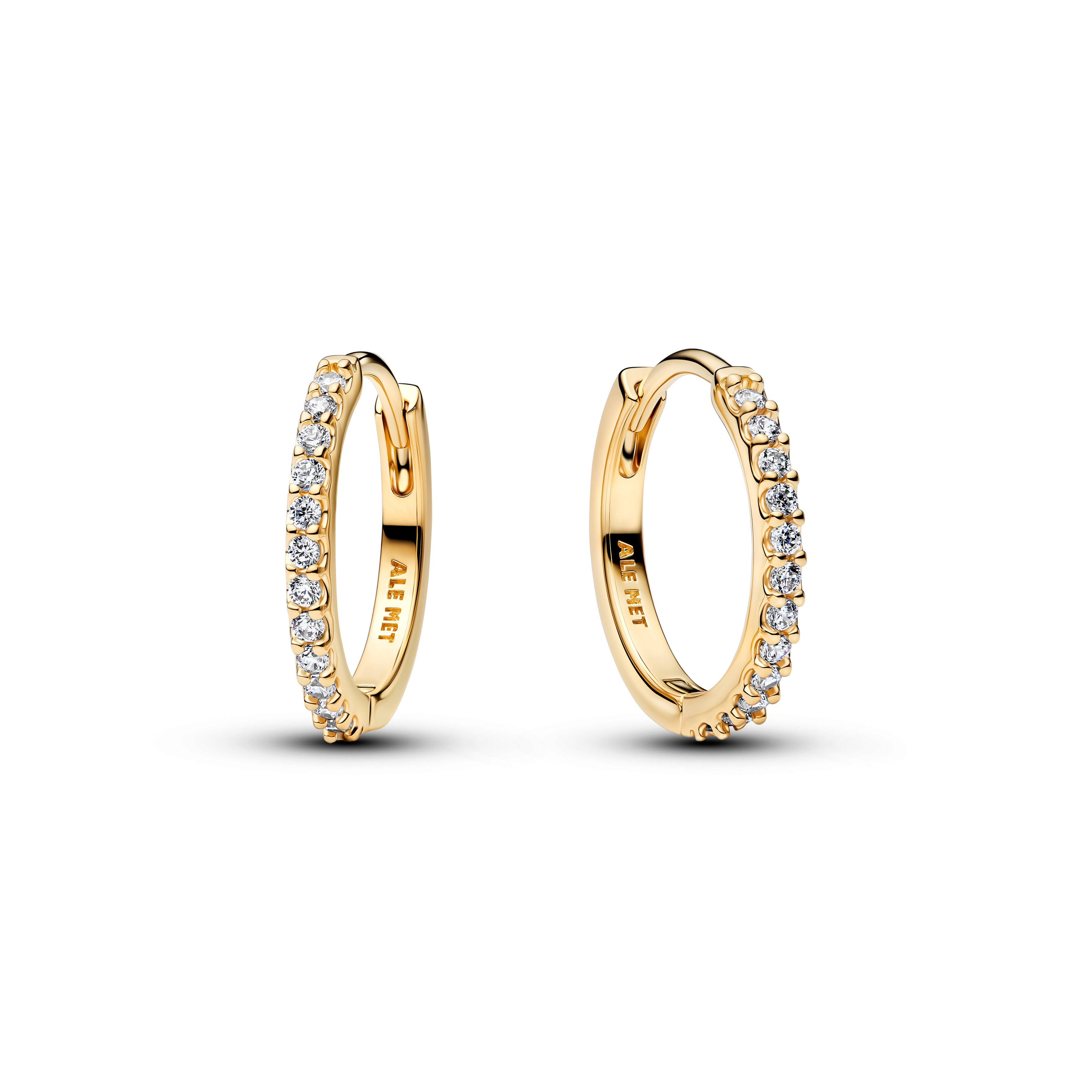 Pandora Sprankelende Mini Oorringen goudverguld oorbellen - 264649C01