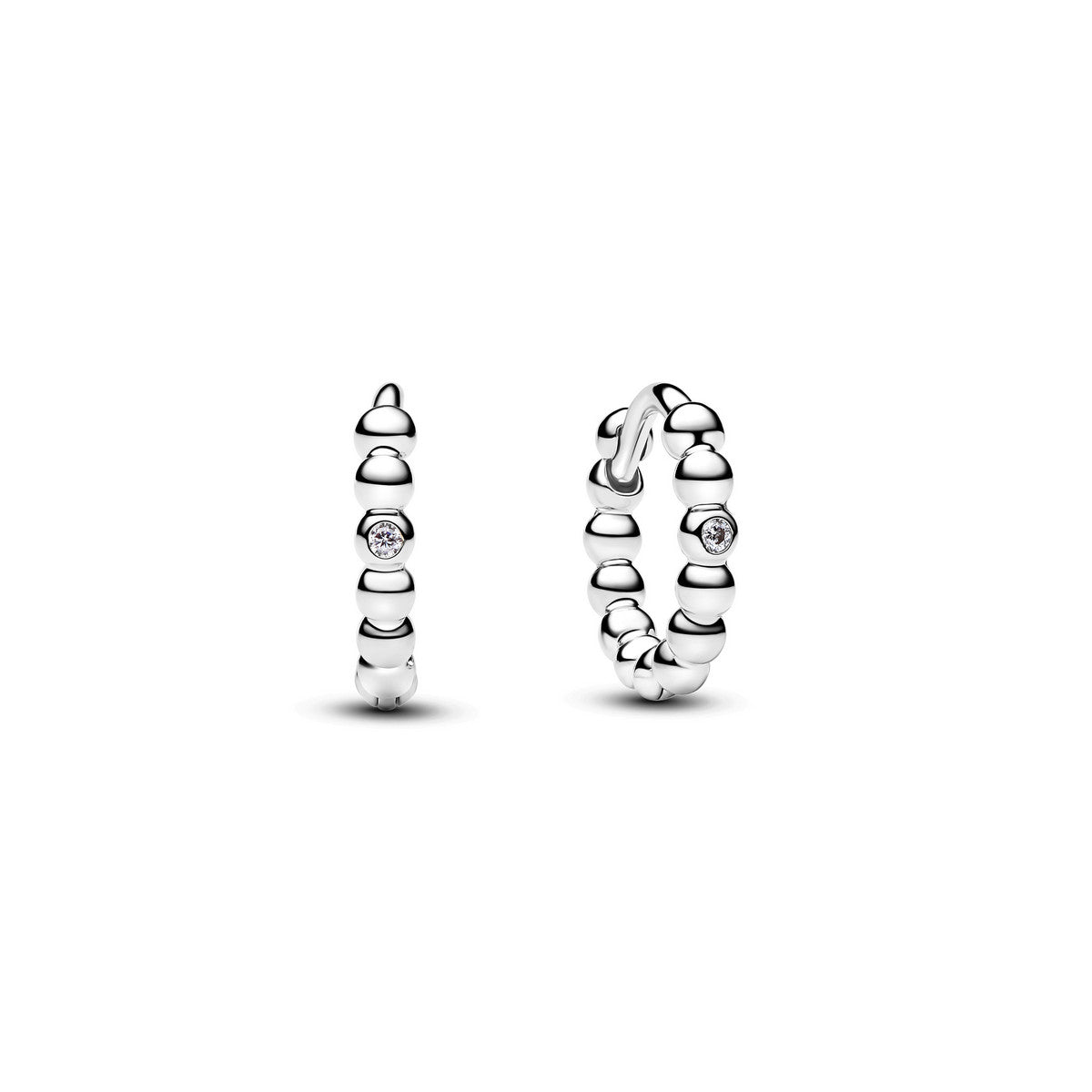 Pandora Huggies met Kraaltjestextuur zilver 294823C01