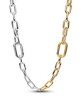 Pandora Tweekleurige Schakelketting 364343C00 – Zilver & Goudkleurig