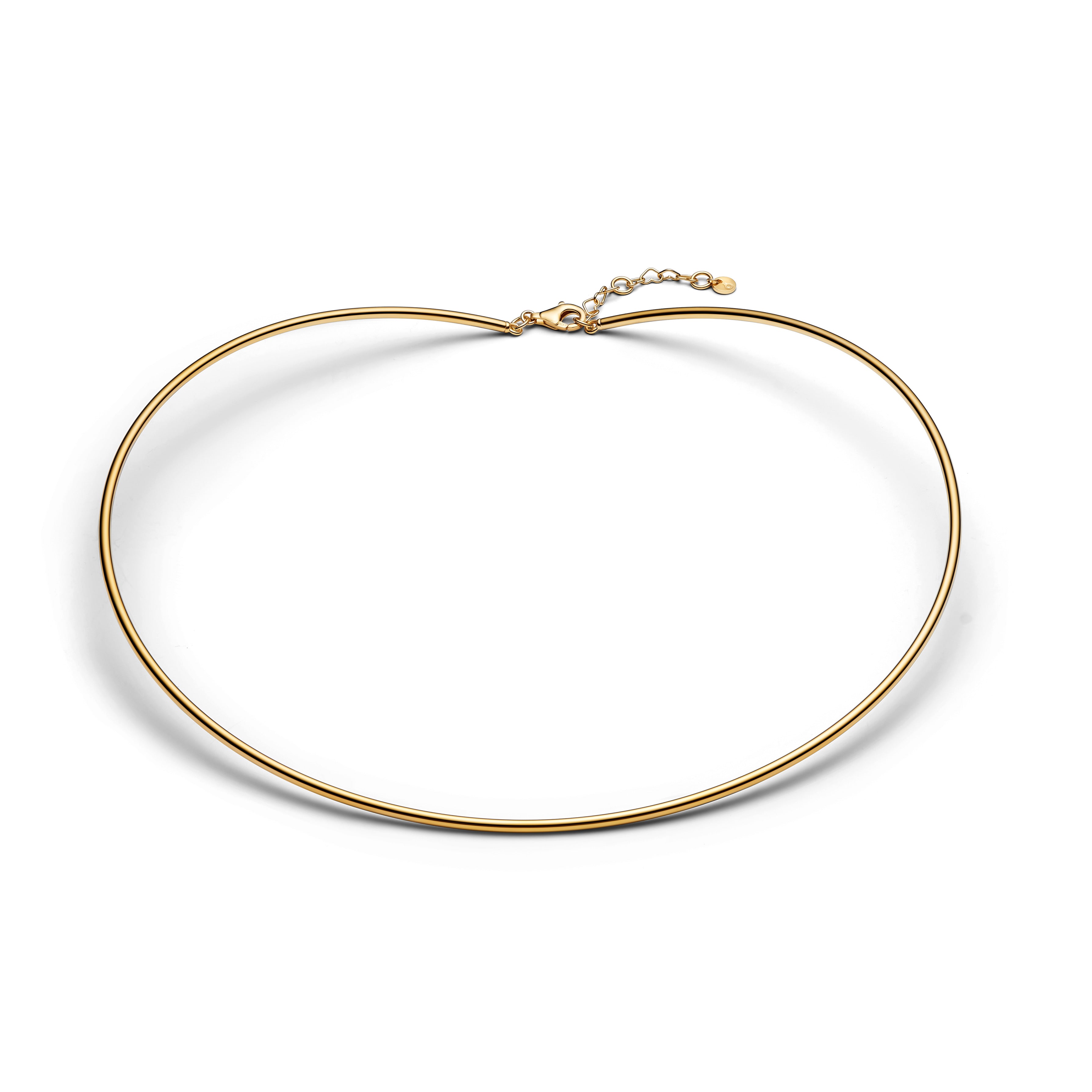 Pandora Tubular Choker Halsketting goudverguld - 364705C00