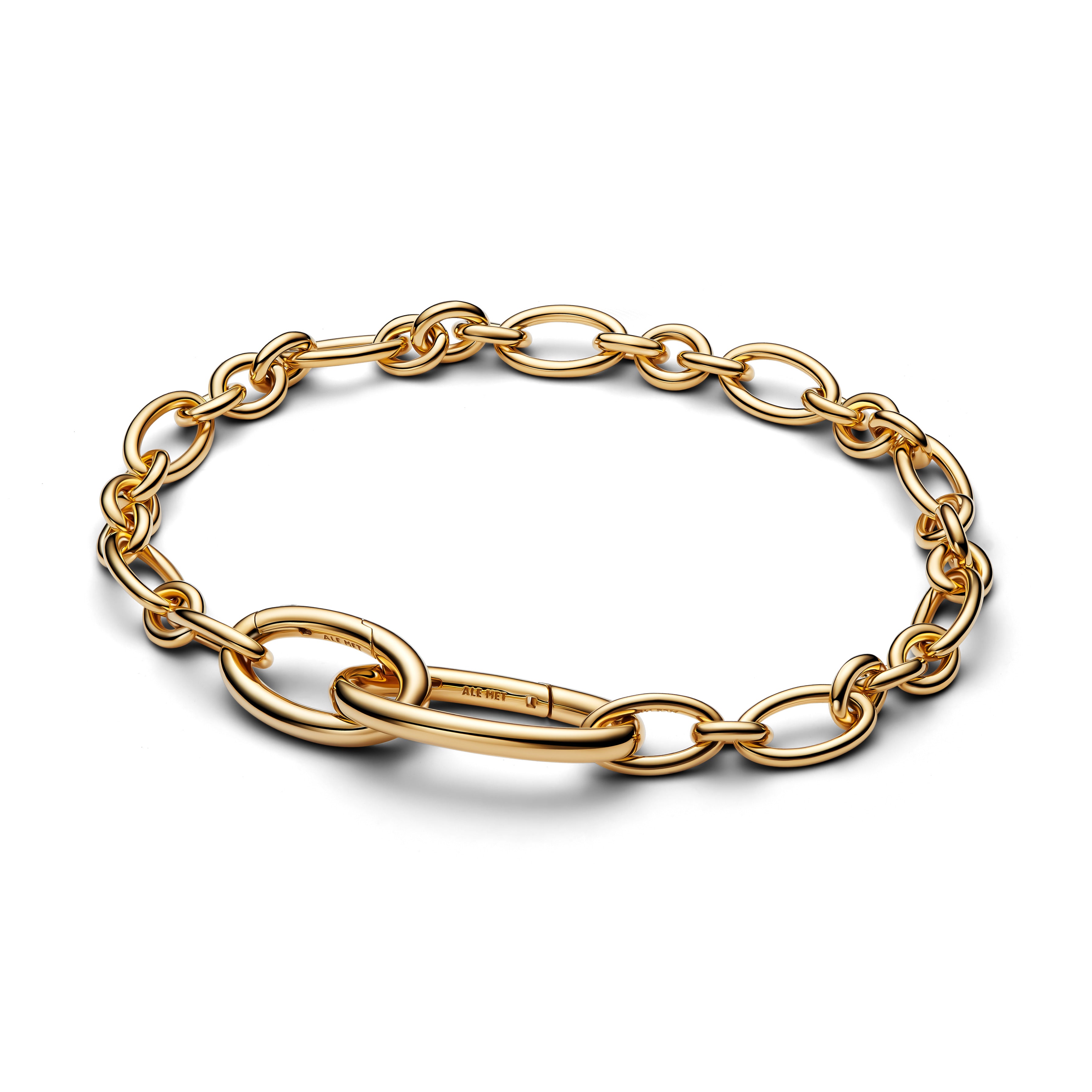 Pandora Openable Ovale Schakelarmband goudverguld - 564678C00
