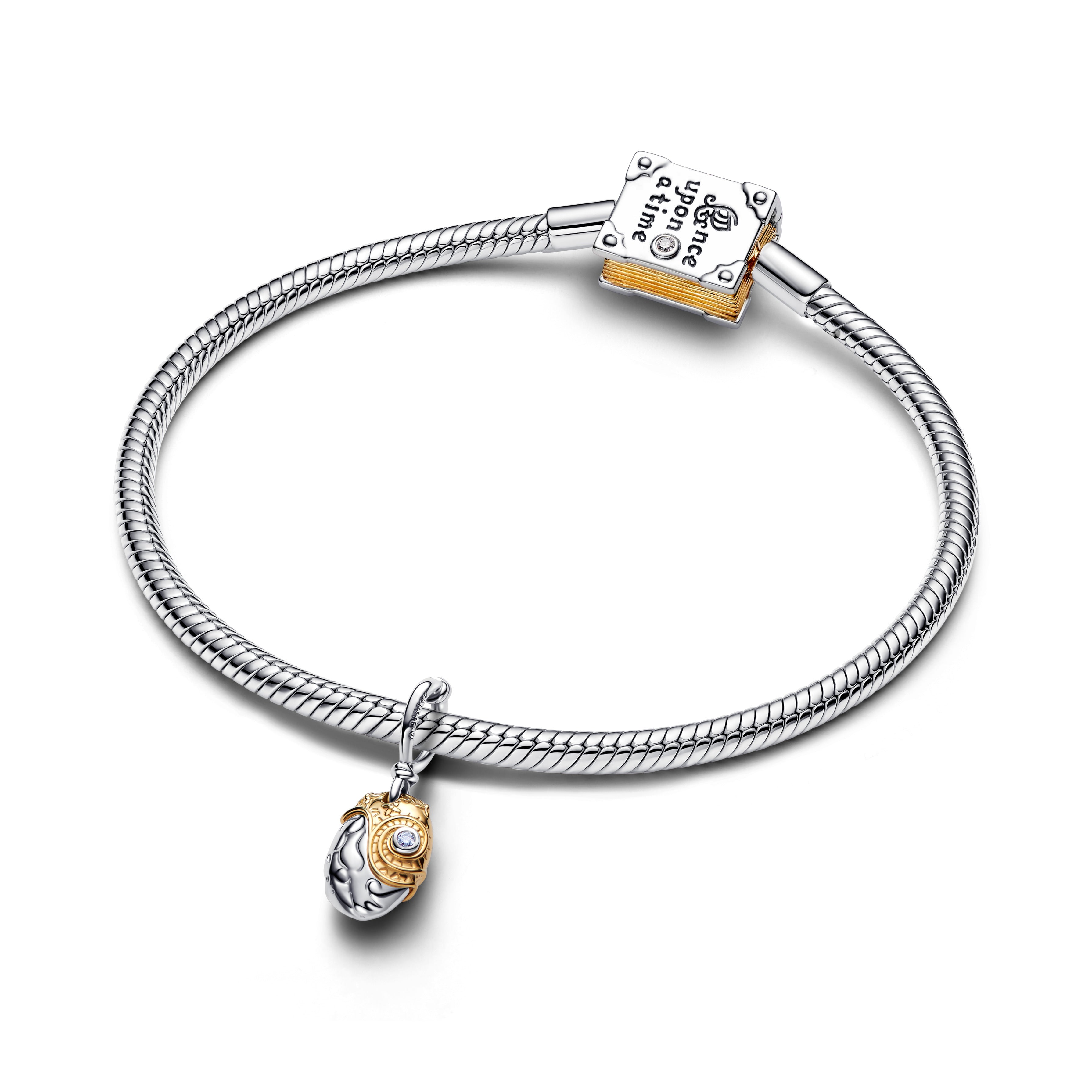 Pandora Disney Prinsessen Moana Hart van Te Fiti Hangende Bedel bicolor zilver en goudverguld 764385C01