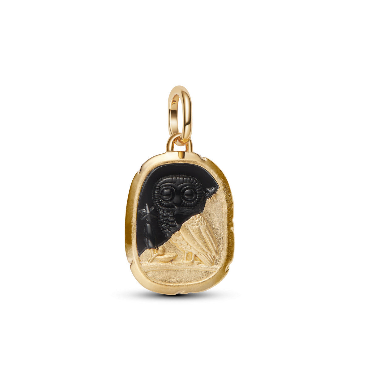 Pandora Uil Medaillonbedel goudverguld 764805C01