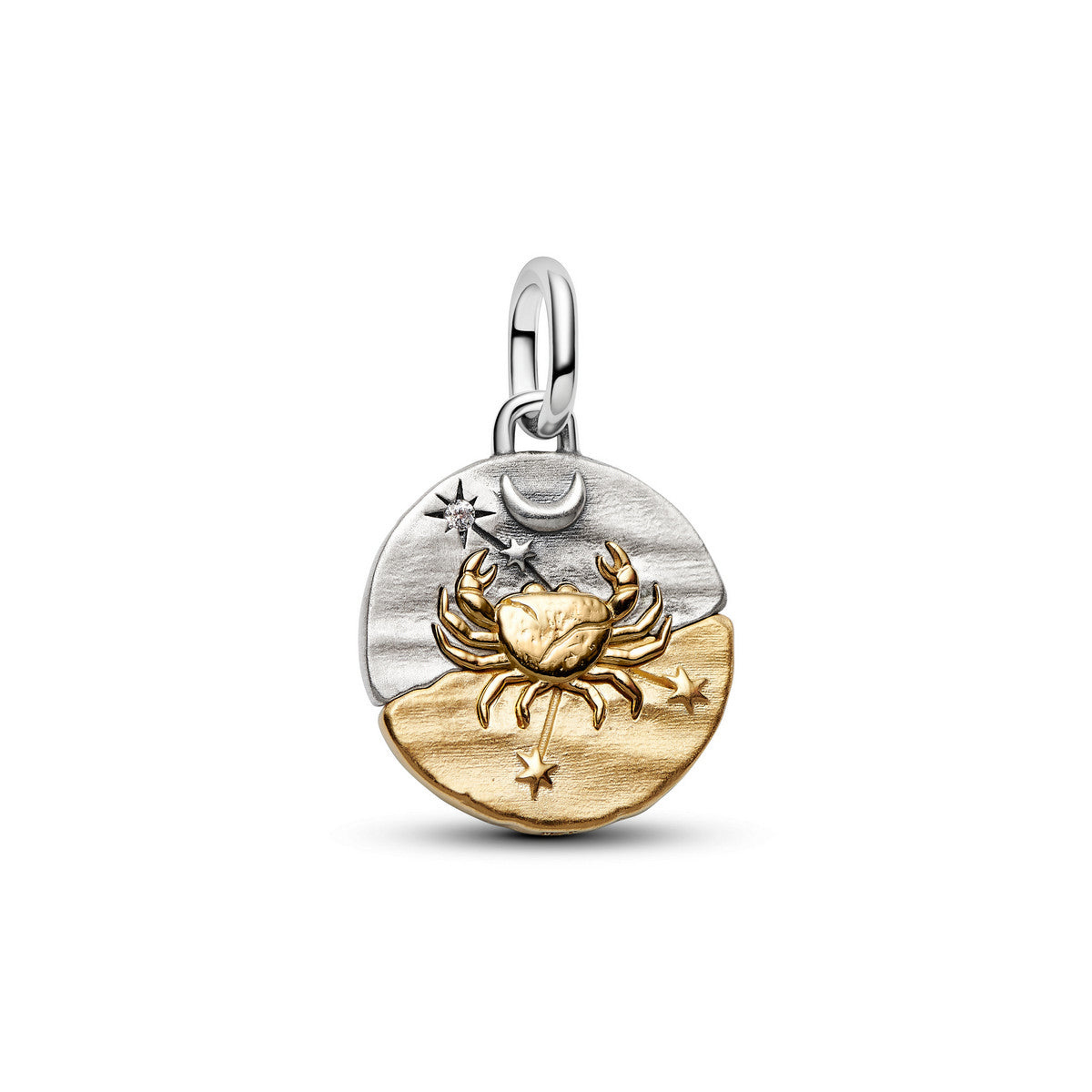 Pandora Dierenriem Kreeft Medaillonbedel bicolor zilver en goudverguld 764984C01
