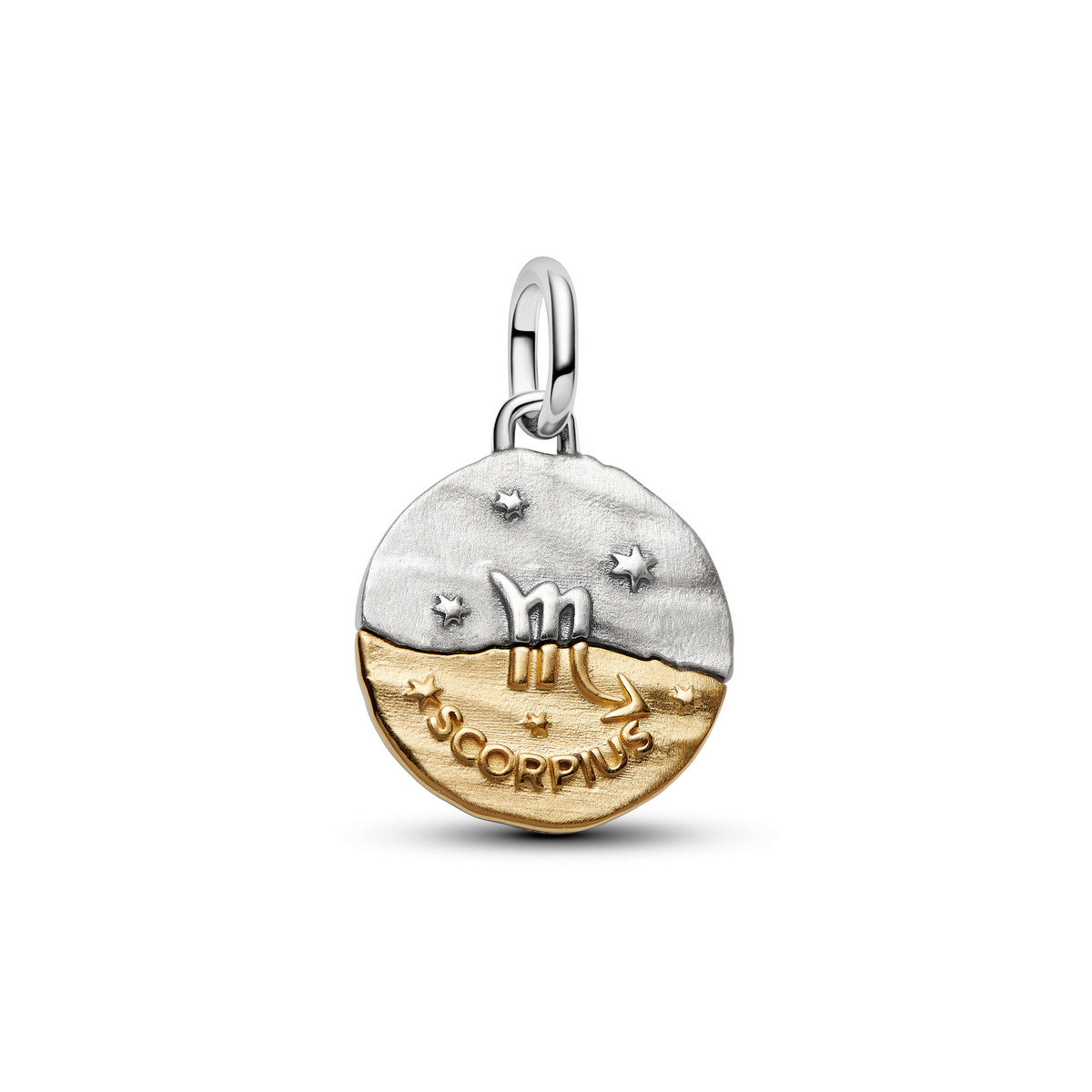 Pandora Dierenriem Schorpioen Medaillonbedel bicolor zilver en goudverguld 764985C01