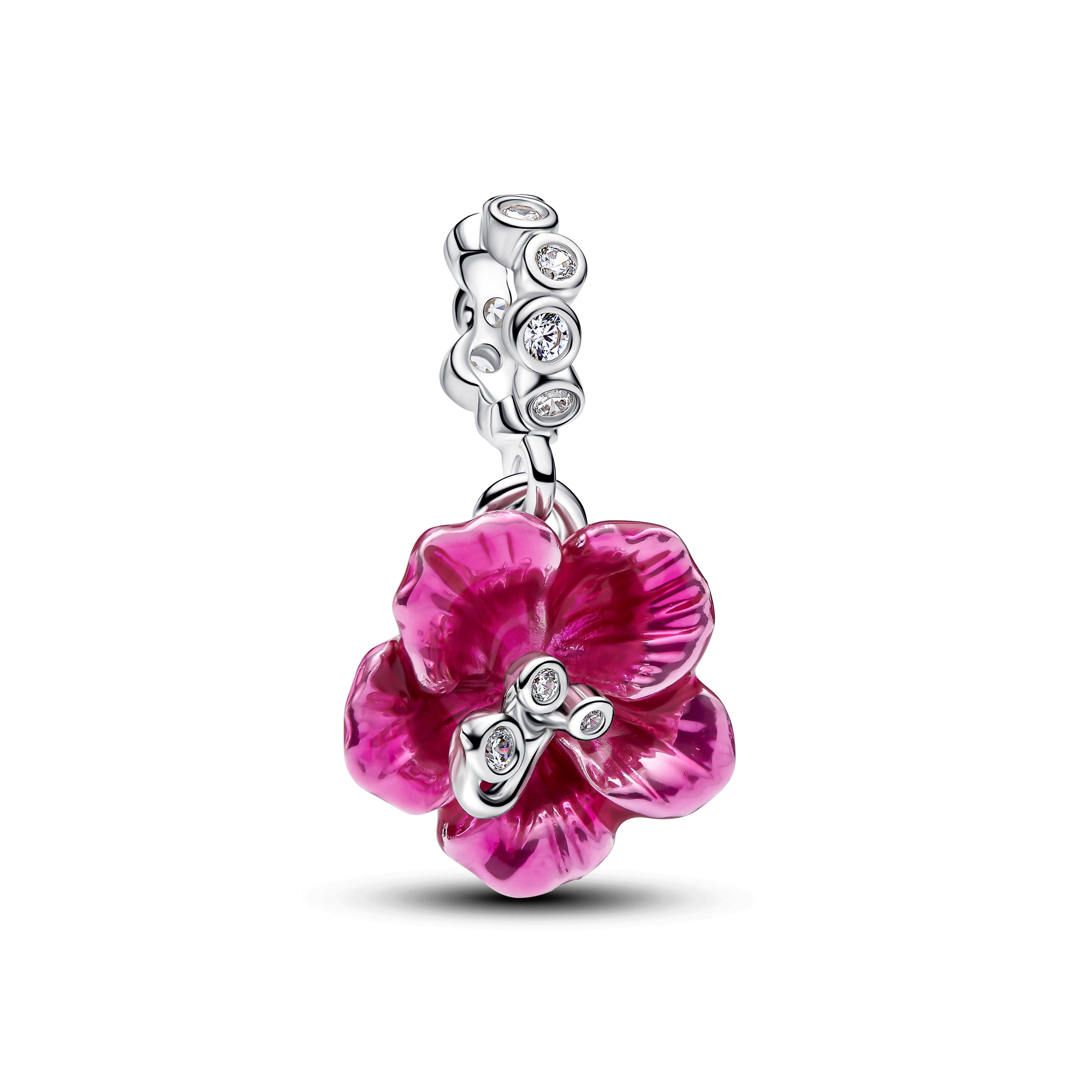 Pandora Hibiscus Hangende Bedel zilver - 794698C01