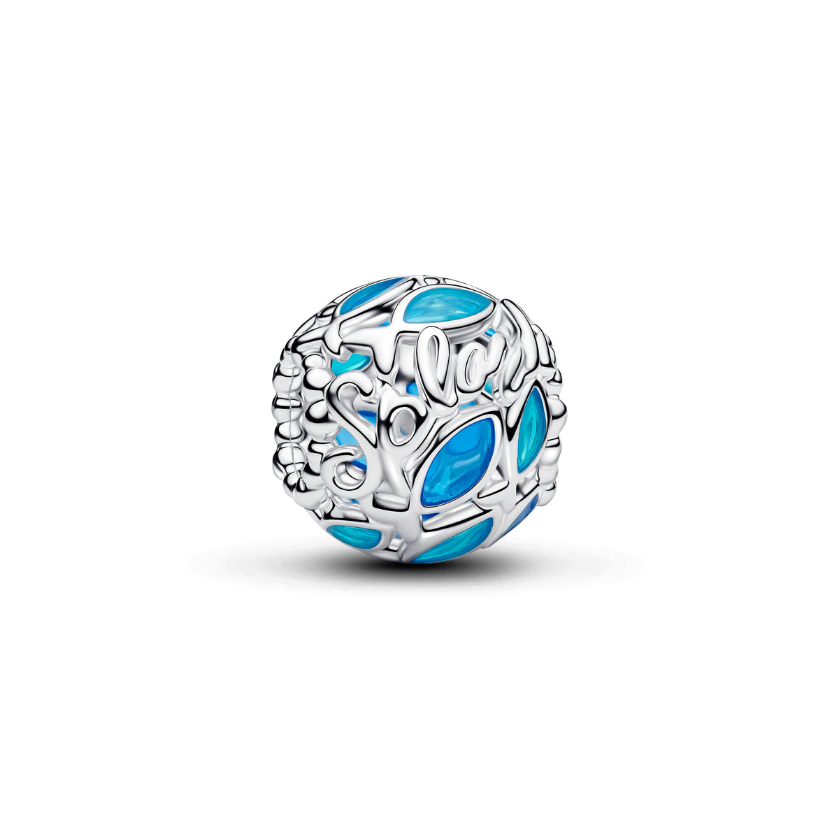 Pandora Opengewerkte Zwemmende Vis Bedel zilver 794699C01