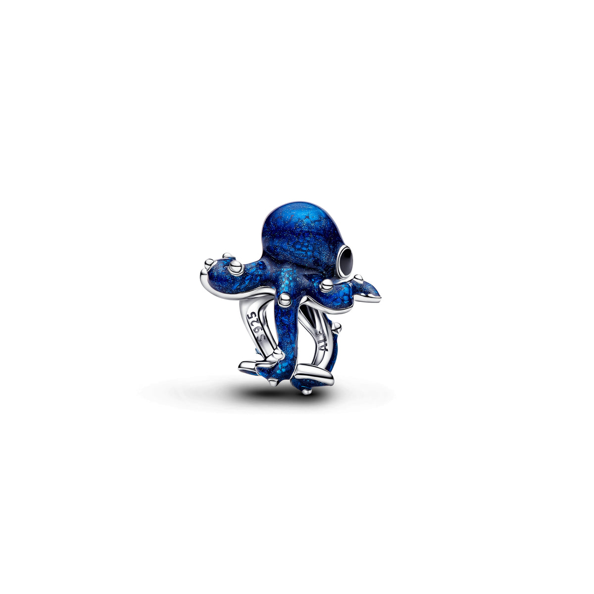 Pandora Blauwe Octopus Bedel zilver 794706C01
