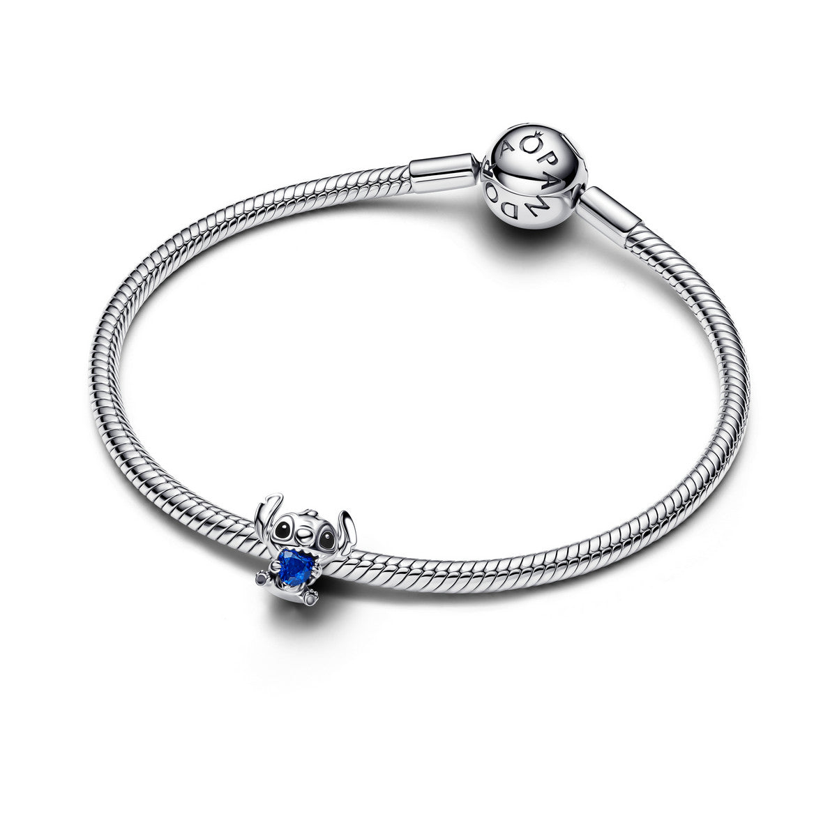 Pandora Disney Stitch Blauw Hart Bedel zilver 794731C01