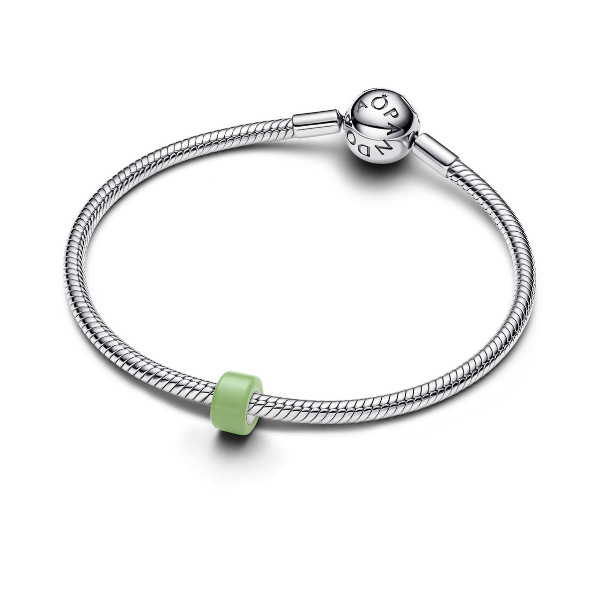 Pandora Groen Muranoglas Minibedel zilver 794773C02