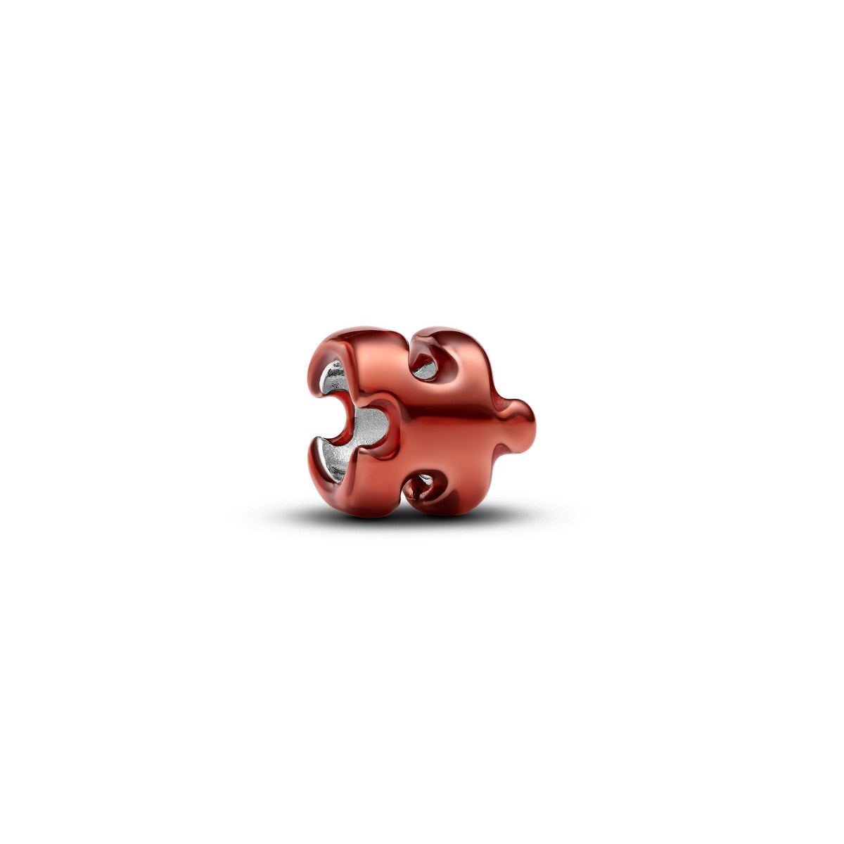 Pandora Oranje Puzzelstuk Minibedel zilver 794816C01