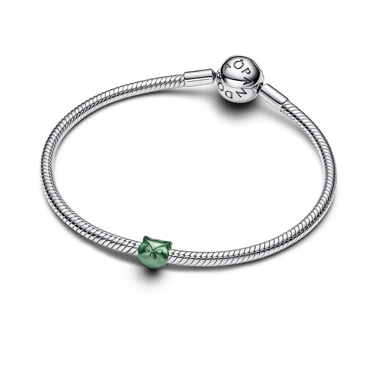 Pandora Groene Uil Minibedel zilver 794900C01
