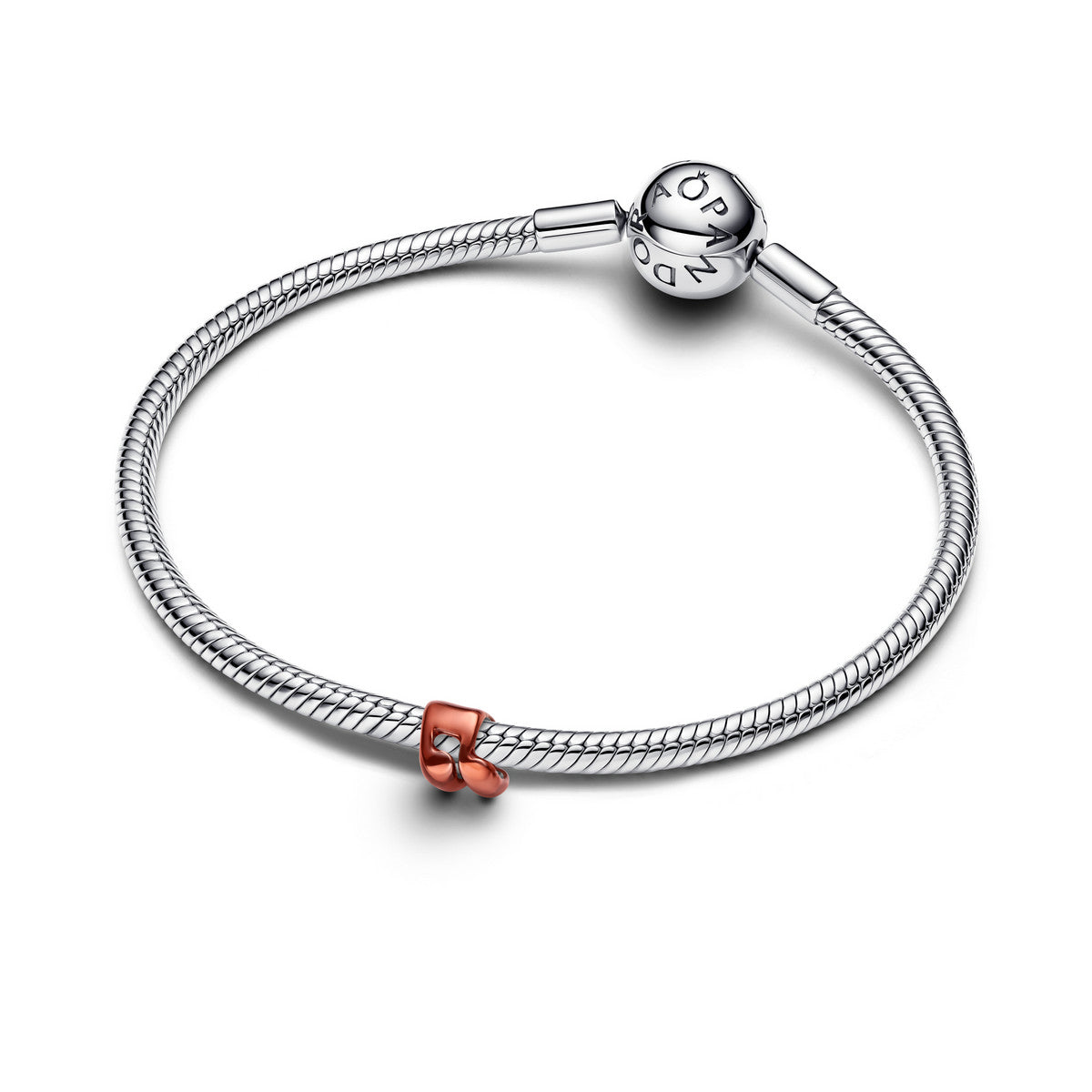 Pandora Oranje Muzieknoot Minibedel zilver 794902C01