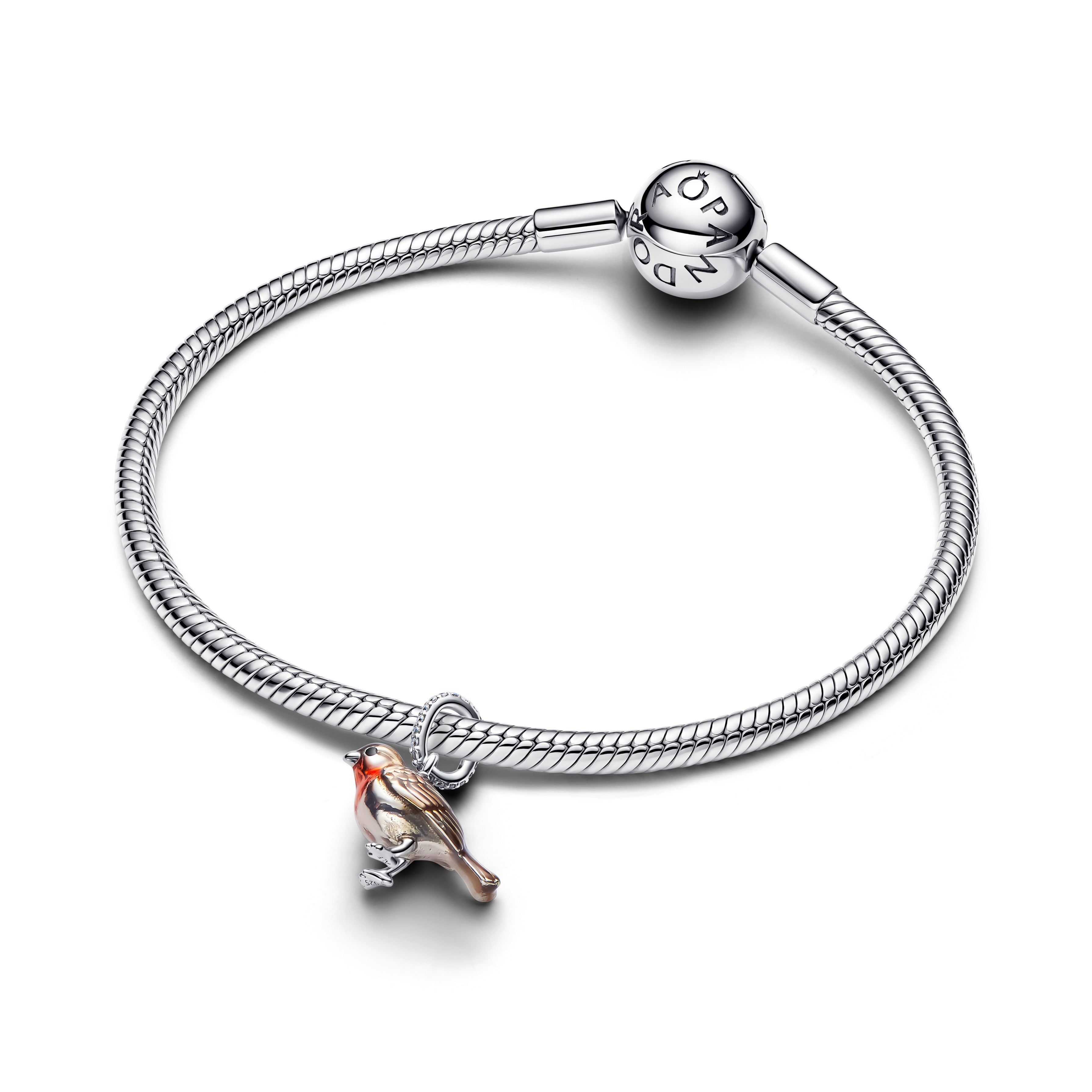Pandora Roodborstje Hangende Bedel 794982C01