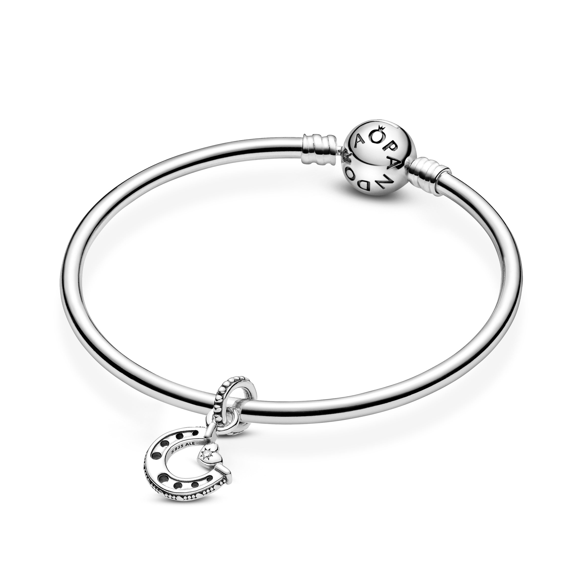 Pandora Hangende Bedel Gelukshoefijzer zilver 799157C01
