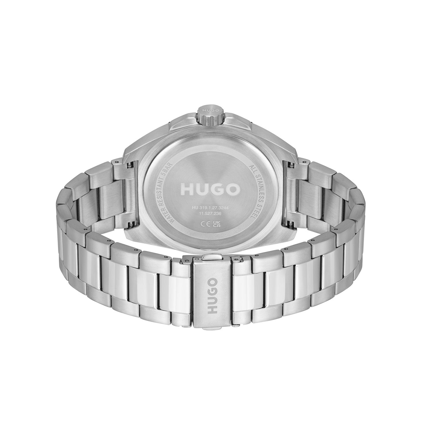 Hugo Boss Heren Horloge HU1530305 44 mm Zilverkleurig