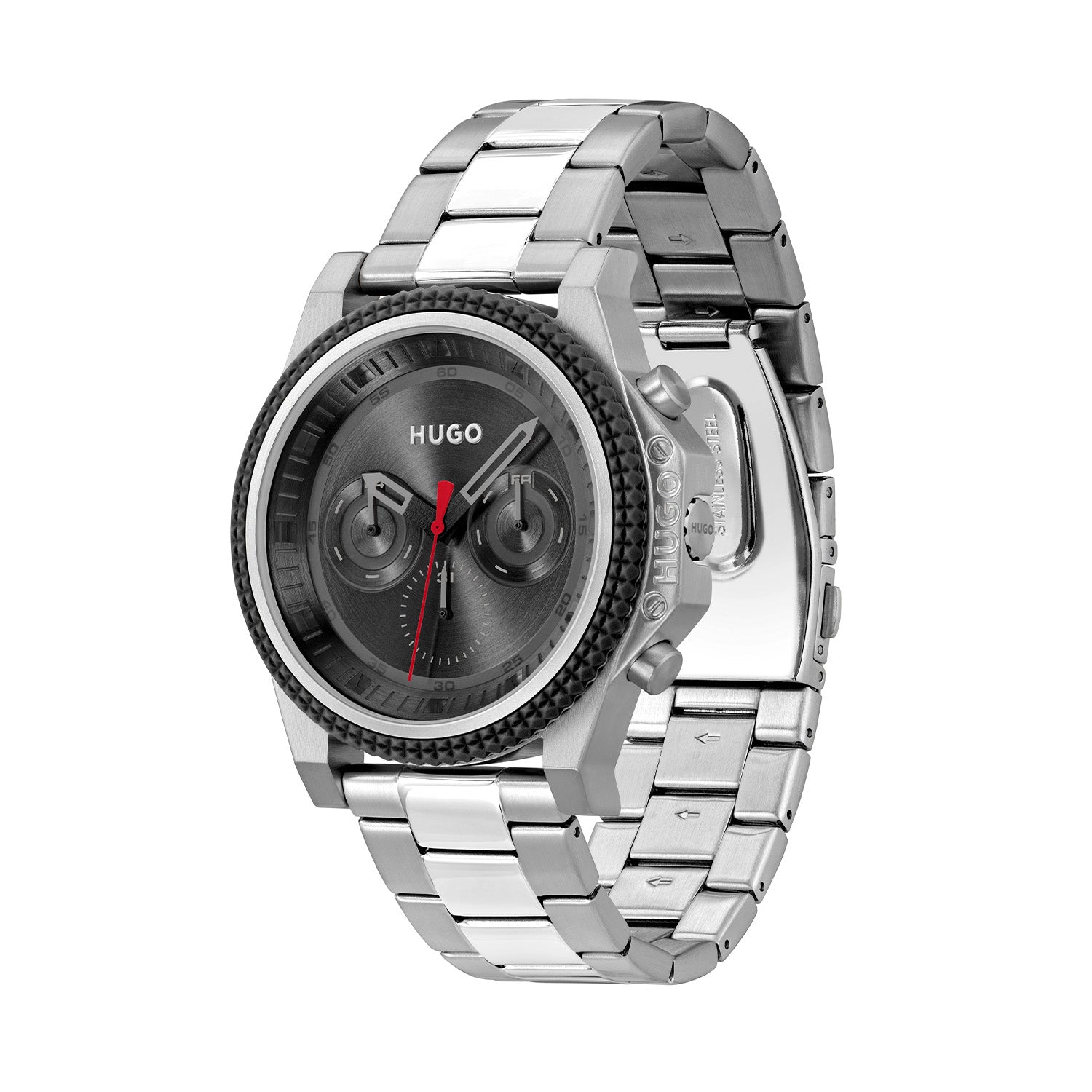 Hugo Boss Heren Horloge HU1530347 46 mm Zilverkleurig