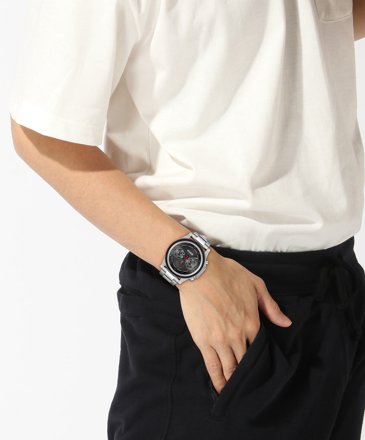 Hugo Boss Heren Horloge HU1530347 46 mm Zilverkleurig