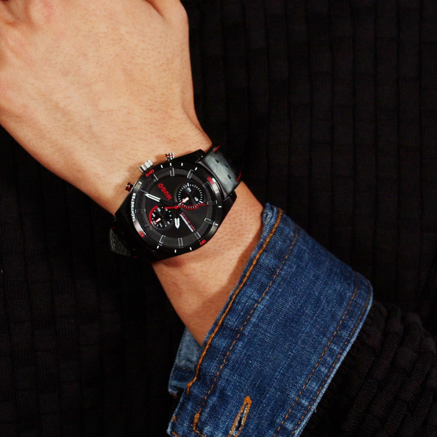 Hugo Boss Heren Horloge HU1530370 44 mm Zwart