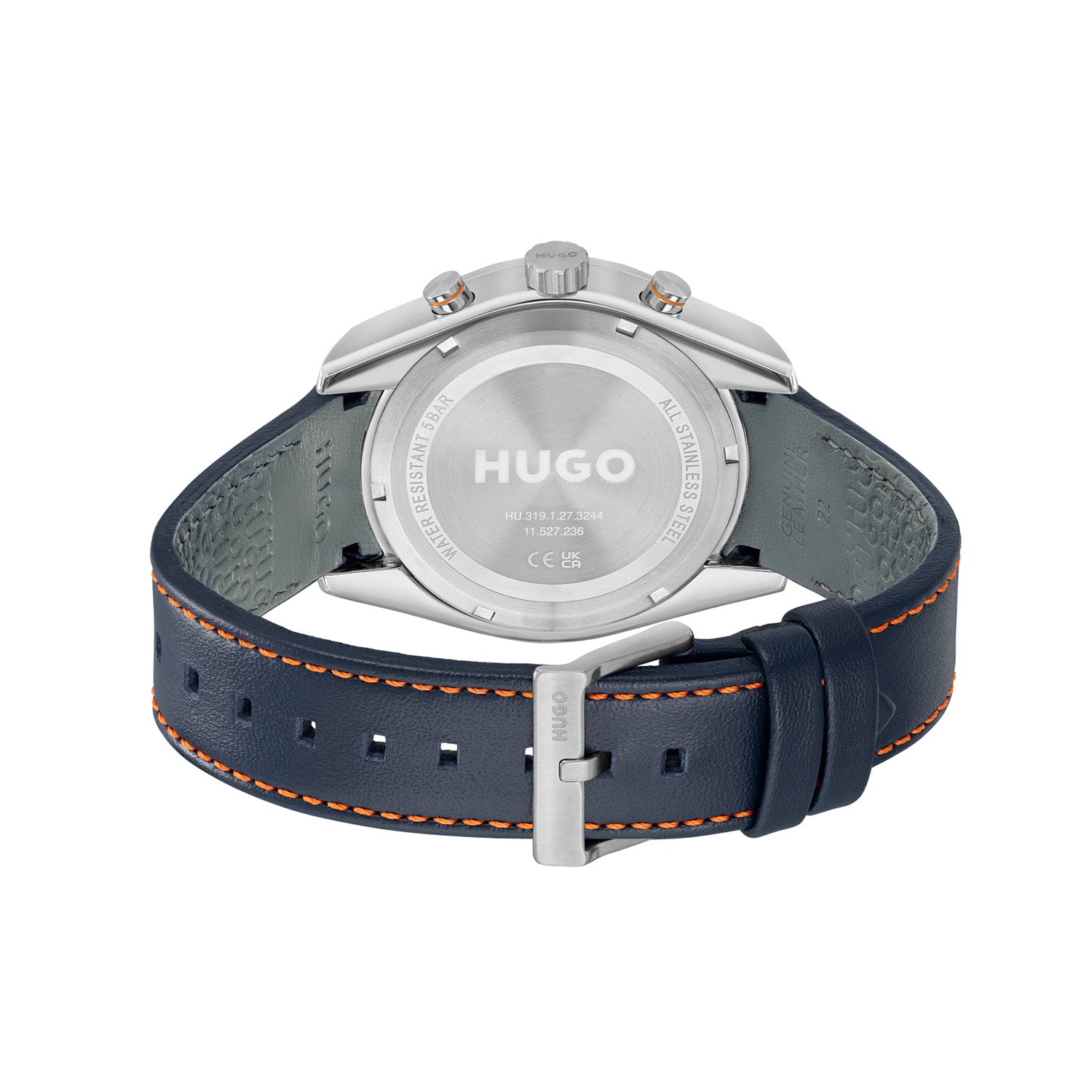 Hugo Boss Heren Horloge HU1530371 44 mm Zilverkleurig