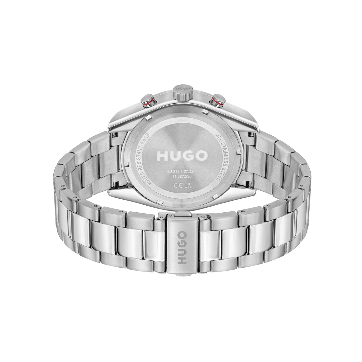 Hugo Boss Heren Horloge HU1530373 44 mm Zilverkleurig