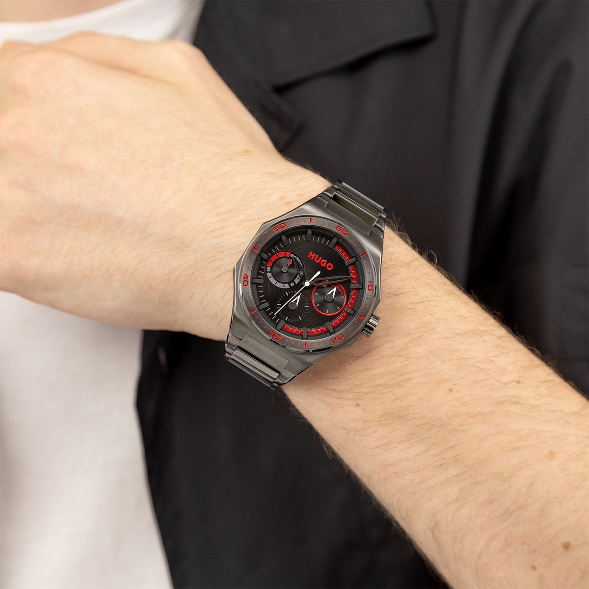 HUGO GRAIL SPORT HU1530401 Herenhorloge 44mm - PansiteNederland.nl