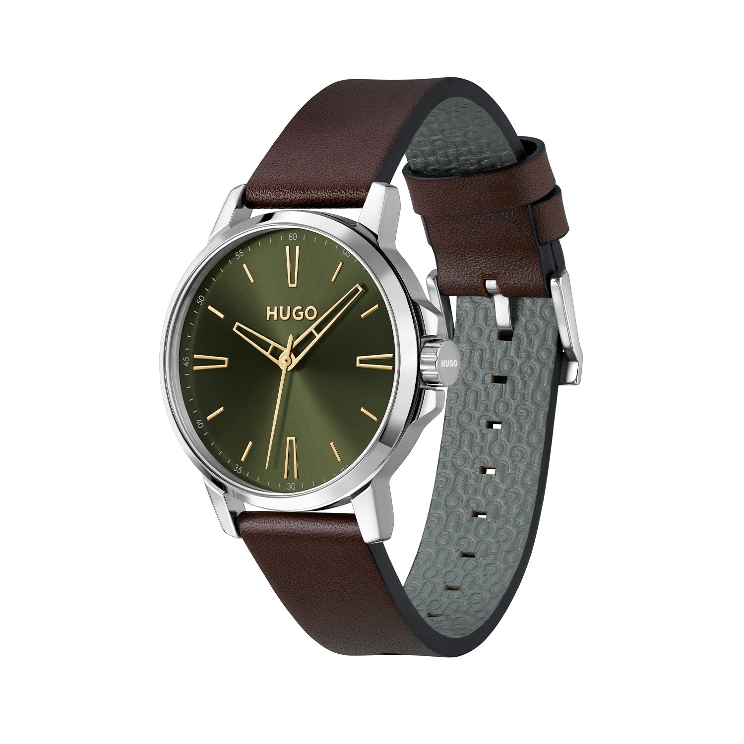 Hugo Boss Heren Horloge HU1530418 41 mm Zilverkleurig
