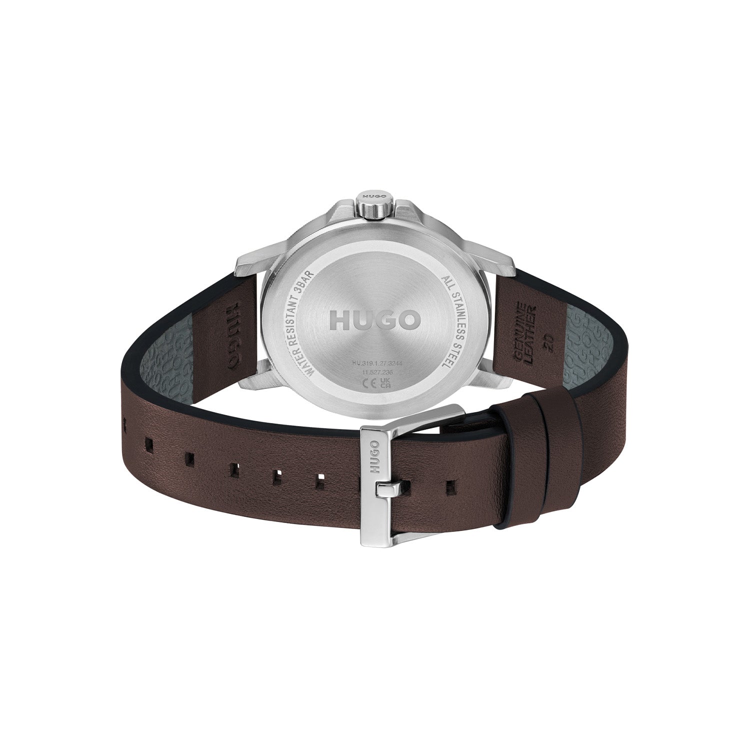 Hugo Boss Heren Horloge HU1530418 41 mm Zilverkleurig