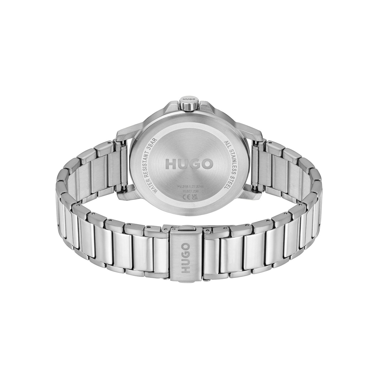 Hugo Boss Heren Horloge HU1530419 41 mm Zilverkleurig