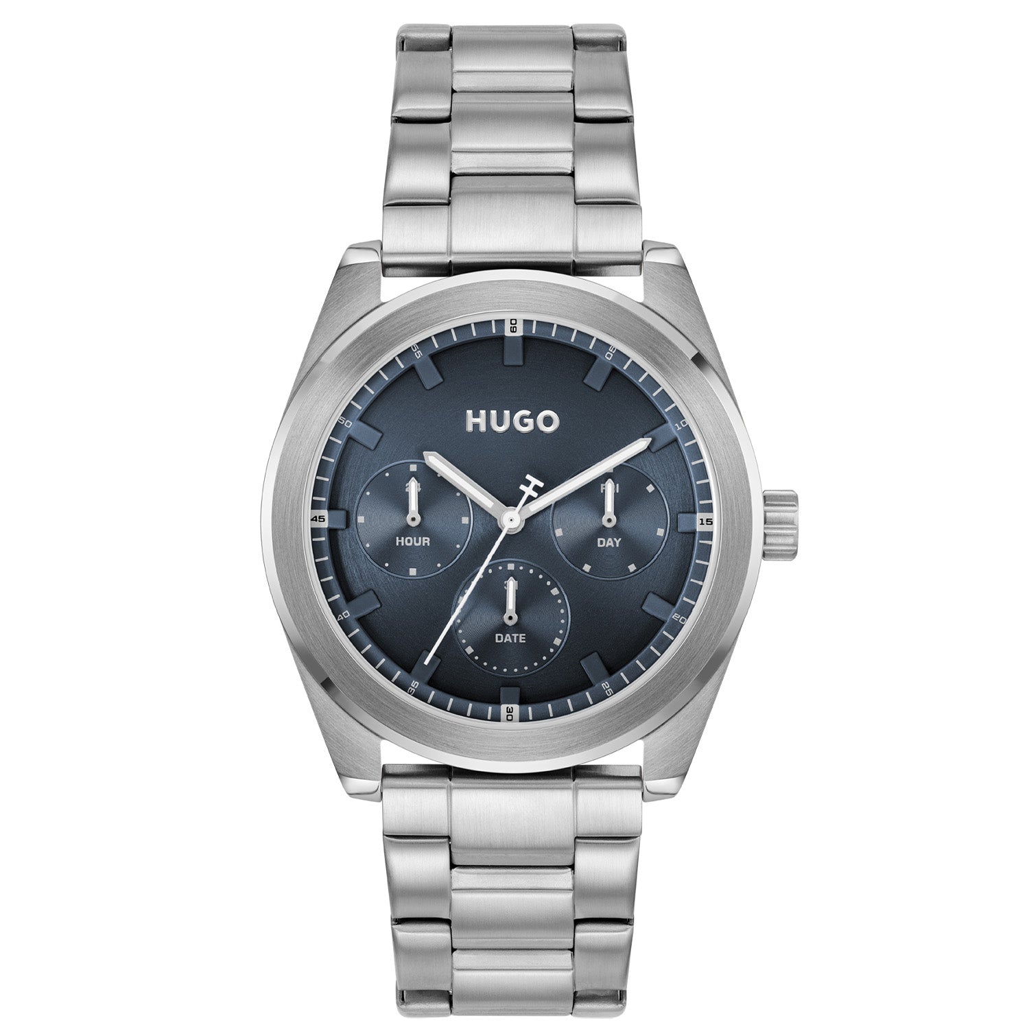 Hugo Boss Heren Horloge HU1530424 42 mm Zilverkleurig