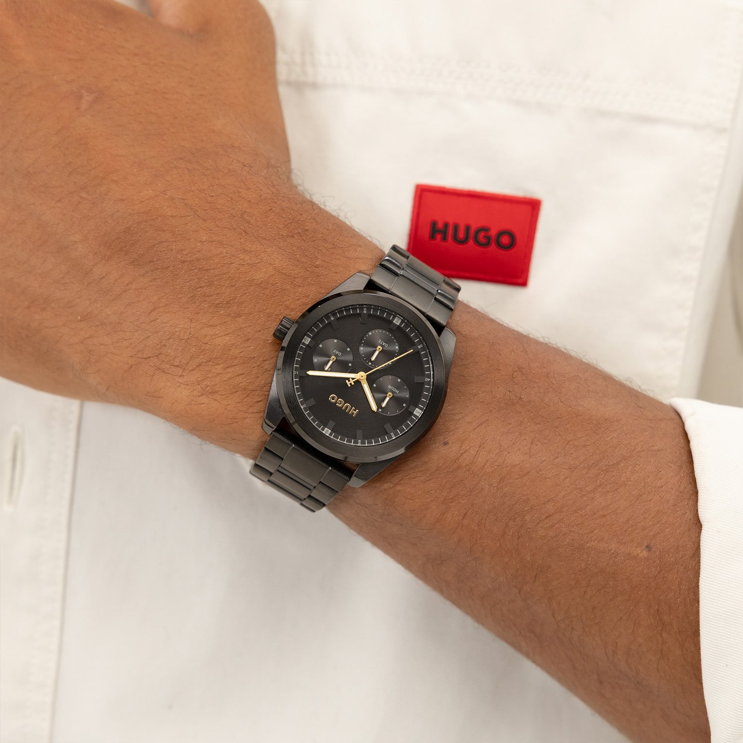 Hugo Boss Heren Horloge HU1530426 42 mm Zwart
