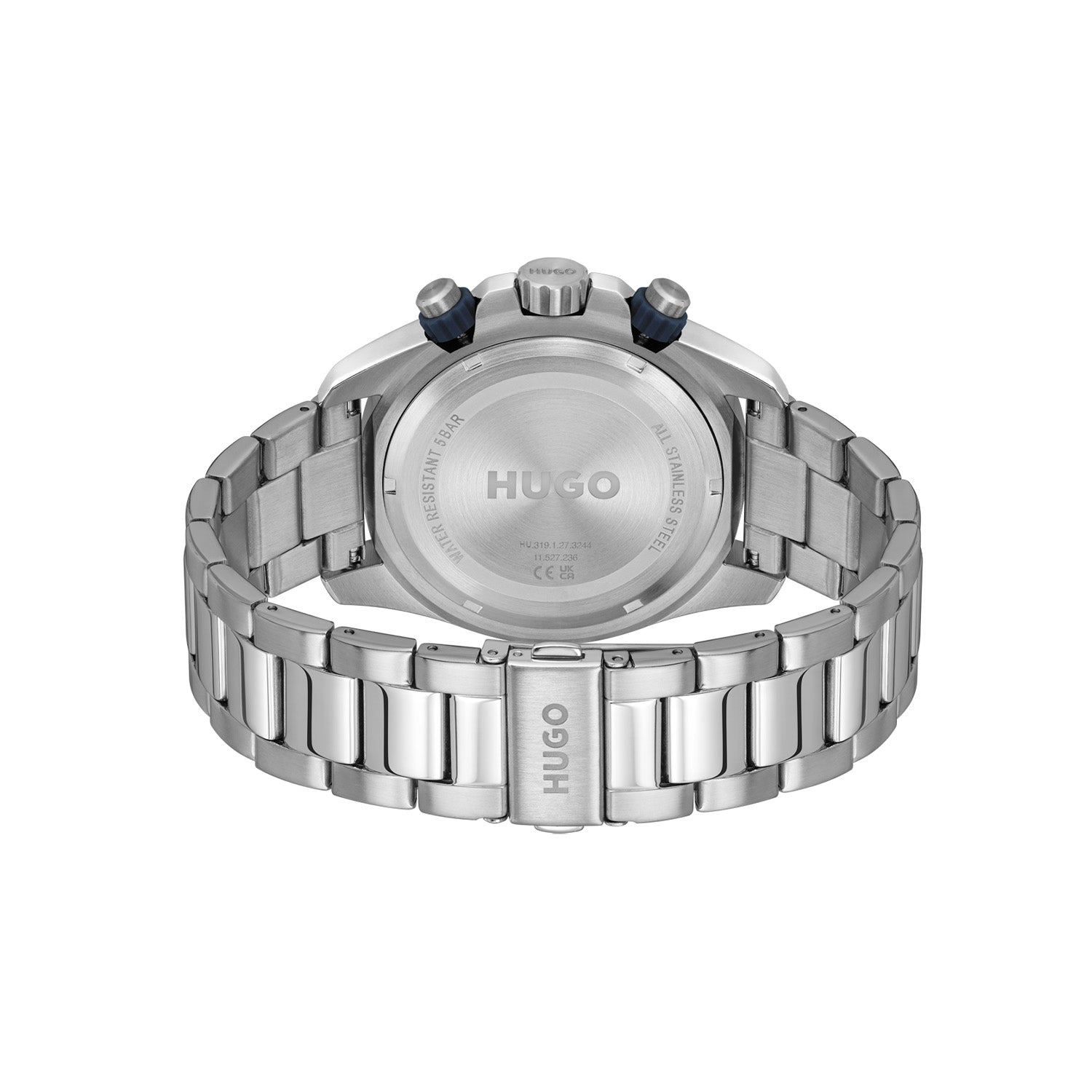 Hugo Boss Heren Horloge HU1530429 44 mm Zilverkleurig