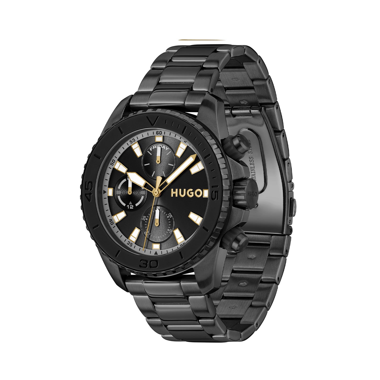 Hugo Boss Heren Horloge HU1530431 44 mm Zwart
