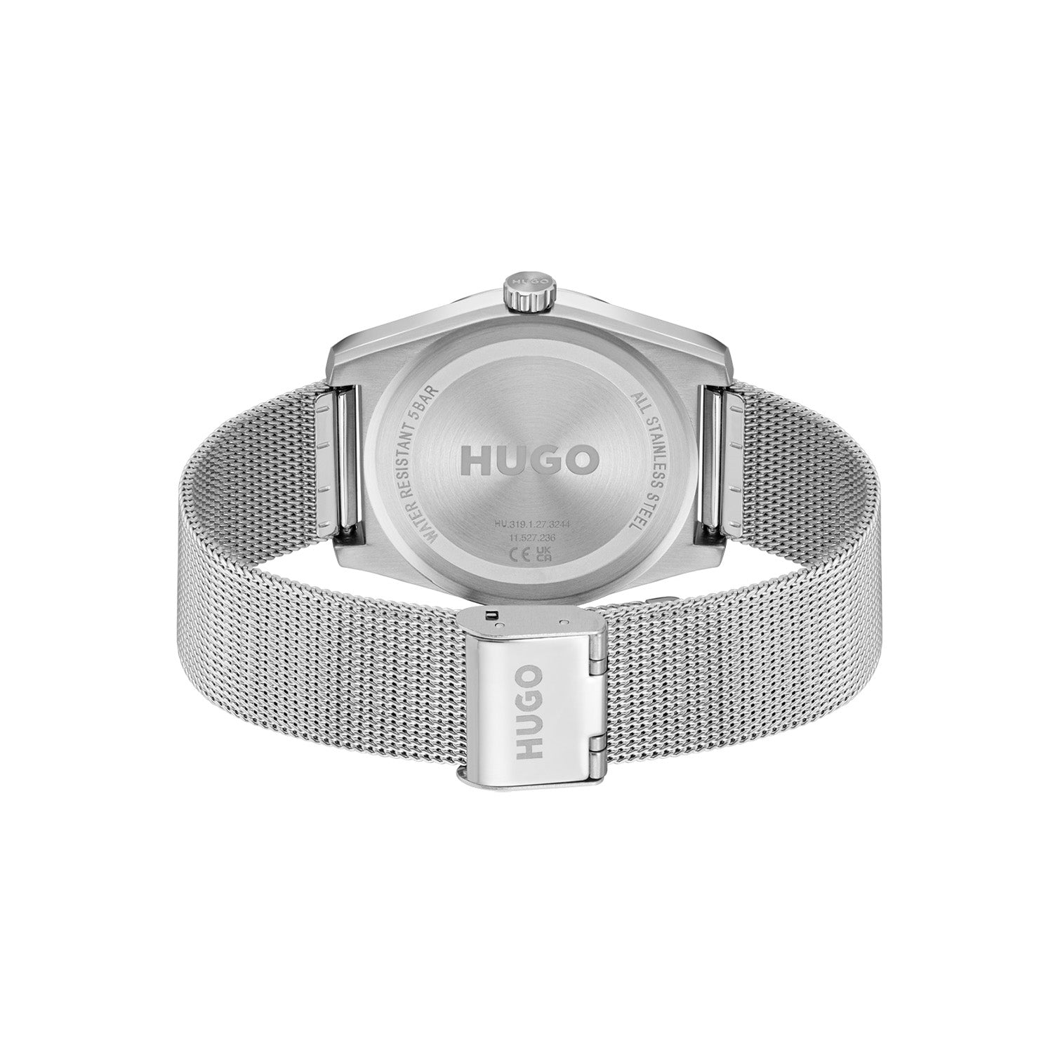 Hugo Boss Heren Horloge HU1530439 40 mm Zilverkleurig